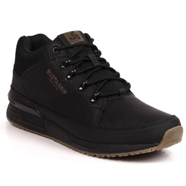 Černé kožené pánské boty, tenisky Cruiser Bustagrip černá 3