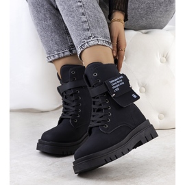 PA1 Černé dámské boty značky Paolo černá 1