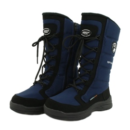 American Club Americké dětské boty s softshell s membránou SN12/22 modrý 3