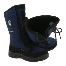 American Club Americké dětské boty s softshell s membránou SN12/22 modrý 4