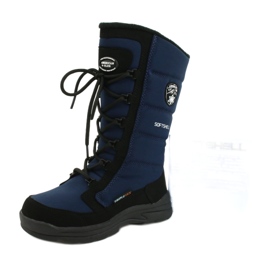 American Club Americké dětské boty s softshell s membránou SN12/22 modrý 5