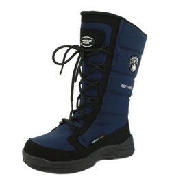 American Club Americké dětské boty s softshell s membránou SN12/22 modrý 6