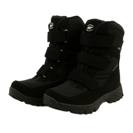 American Club Softshellové boty zateplené suchým zipem SN06 / 22 Black černý 2