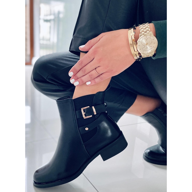 PA1 Dámské kozačky Jordan Black černá 1