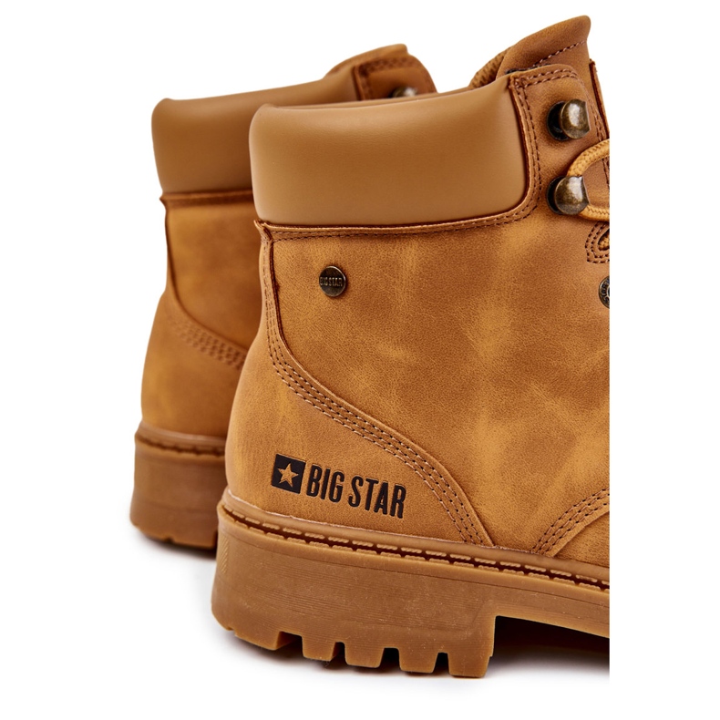 Pánské trapery Memory Foam Big Star KK174207 Camel vícebarevný žluť 1