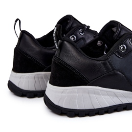 Pánská klasická sportovní obuv Memory Foam Big Star KK174270 Černá 1