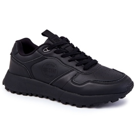 Pánská klasická sportovní obuv Memory Foam Big Star KK174232 Černá černý 1