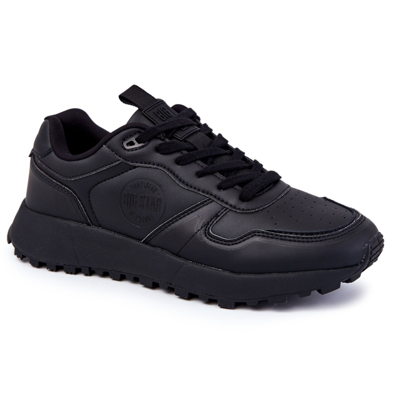 Pánská klasická sportovní obuv Memory Foam Big Star KK174232 Černá černý 1