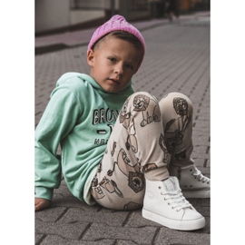 Dětské vysoké tenisky Big Star KK374227 Bílé bílý 6