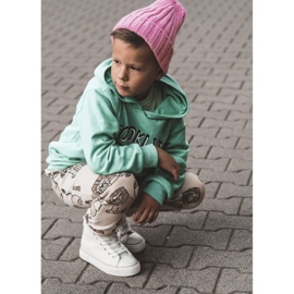 Dětské vysoké tenisky Big Star KK374227 Bílé bílý 7
