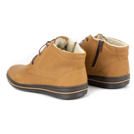 Polbut 339 červených bot pro muže hnědý oranžový 4