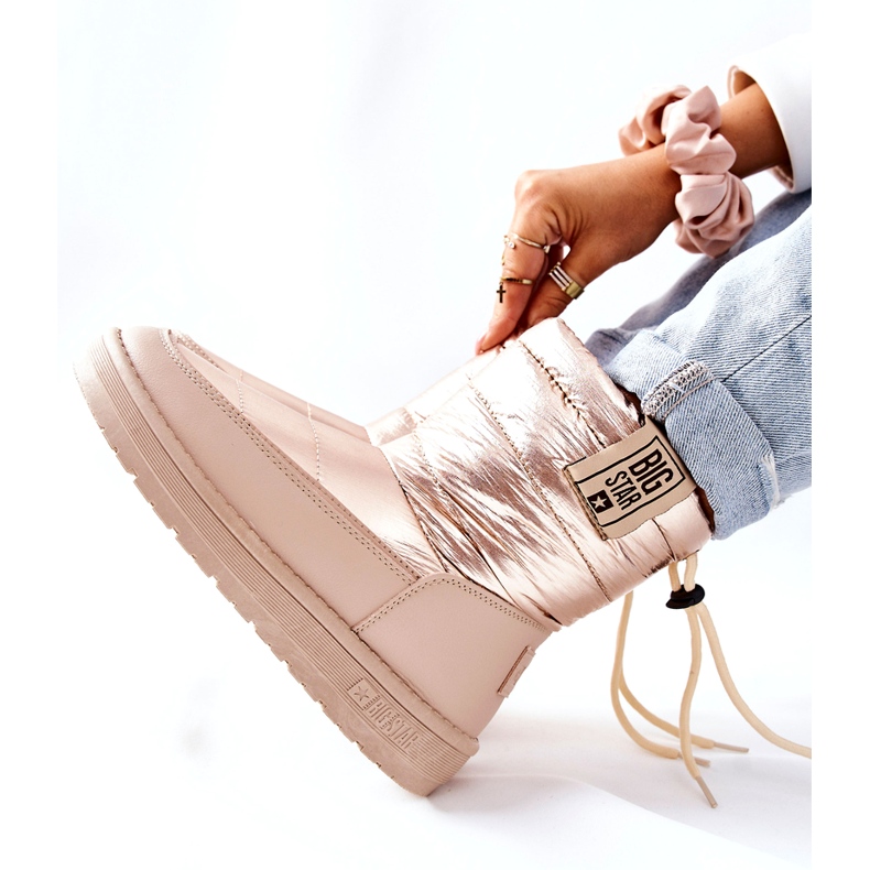 Dámské sněhule Big Star II274121 Béžová béžový 1 Dámské sněhule Big Star II274121 Béžová béžový 1