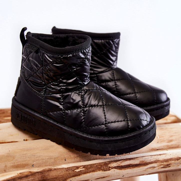 Dětské černé teplé sněhule Big Star KK374242 černá 1