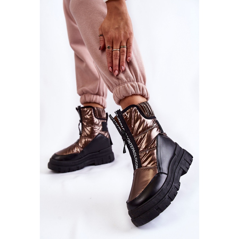 Vinceza Dámské pohodlné boty do sněhu, hnědé a černé Elodia hnědý černá vícebarevný 2 Vinceza Dámské pohodlné boty do sněhu, hnědé a černé Elodia hnědý černá vícebarevný 2