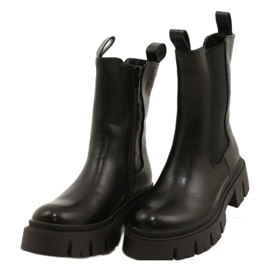 Evento Dámské izolované pracovníky s kožešinami Eveno 22BT35-5040 Black černá 2