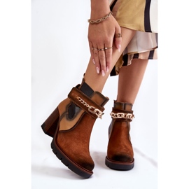 Dámské kožené kozačky Maciejka 05781-29 Červené béžový hnědý 1 Dámské kožené kozačky Maciejka 05781-29 Červené béžový hnědý 1