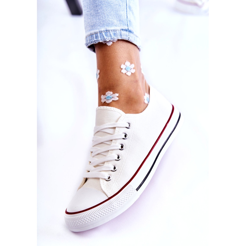 PJ1 Dámské klasické tenisky White Be Mine bílý 4