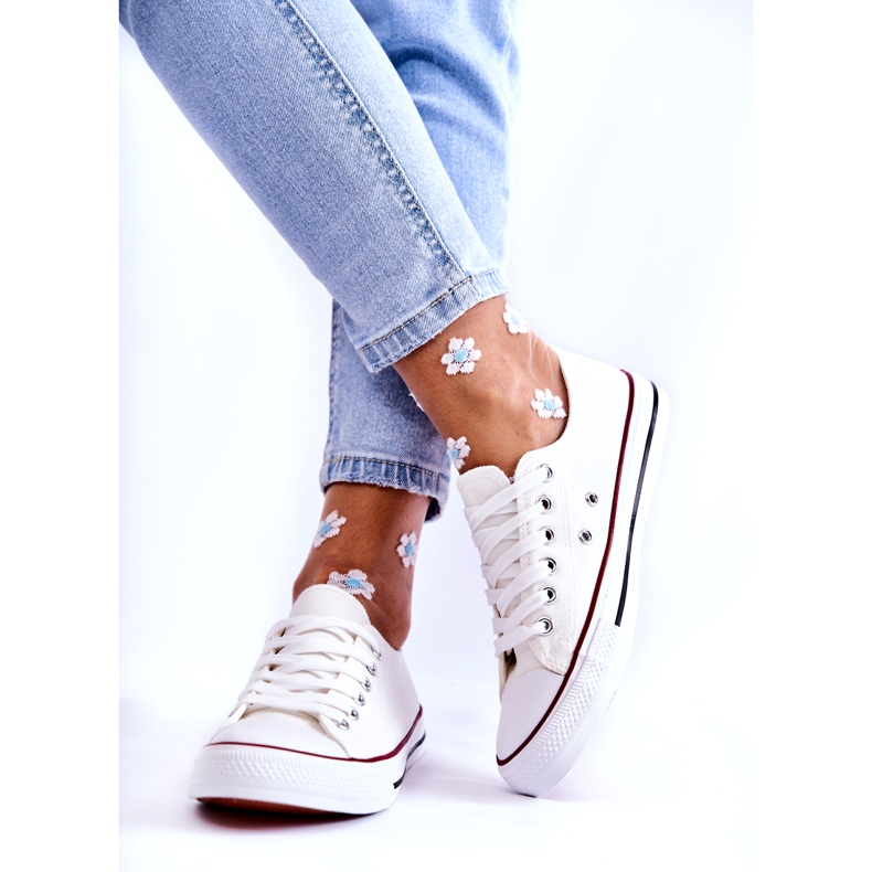 PJ1 Dámské klasické tenisky White Be Mine bílý 1