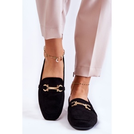 FB2 Černé klasické semišové mokasíny Roddie černý 2