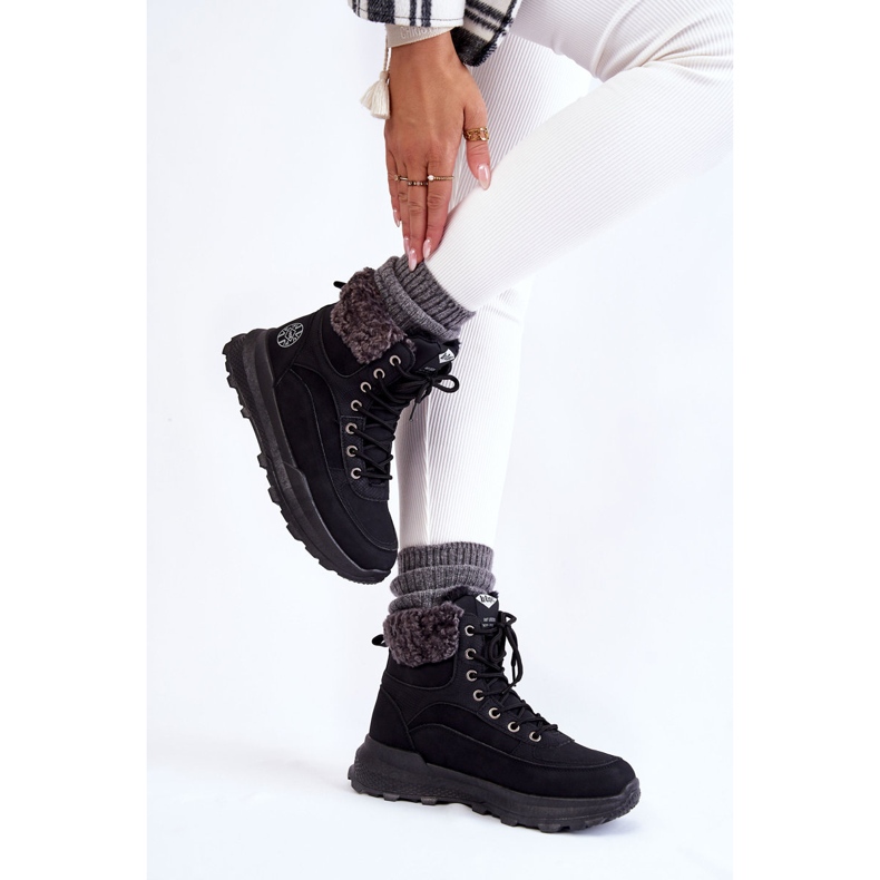 Teplé boty Black Lee Cooper LCJ-22-44-1362 černý 1