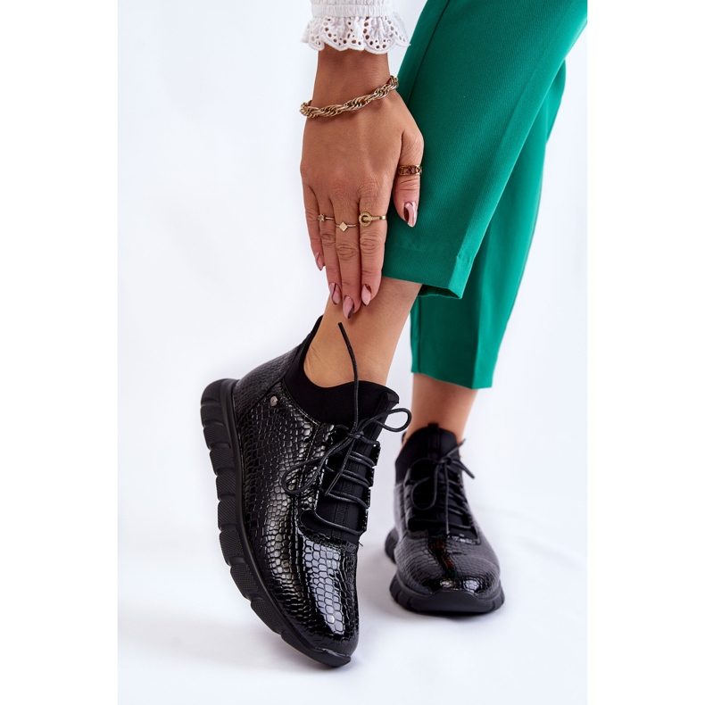 Vinceza Dámské lehké nazouvací tenisky černé Soroco černá 1