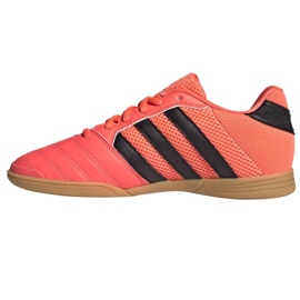 Kopačky Adidas Super Sala In Jr GW1700 červený pomeranče a červené 1