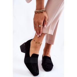 Módní semišové lodičky La.Fi 230033B-SU Černá černý 1