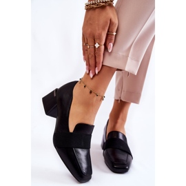 Módní kožené lodičky La.Fi 230033B-PU Černá 1