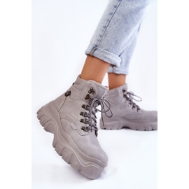 Dámské boty Memory Foam Big Star Grey KK274367 šedá 1