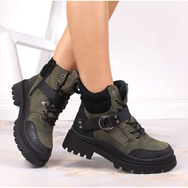 News Zateplená turistická obuv NOVINKA W EVE376A zelený 1