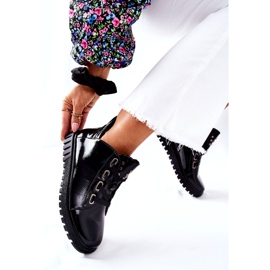 Lakované boty Sergio Leone PB210 černé černá 1