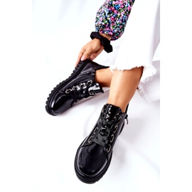 Lakované boty Sergio Leone PB210 černé černá 4