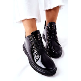 Lakované boty Sergio Leone PB210 černé černý 3