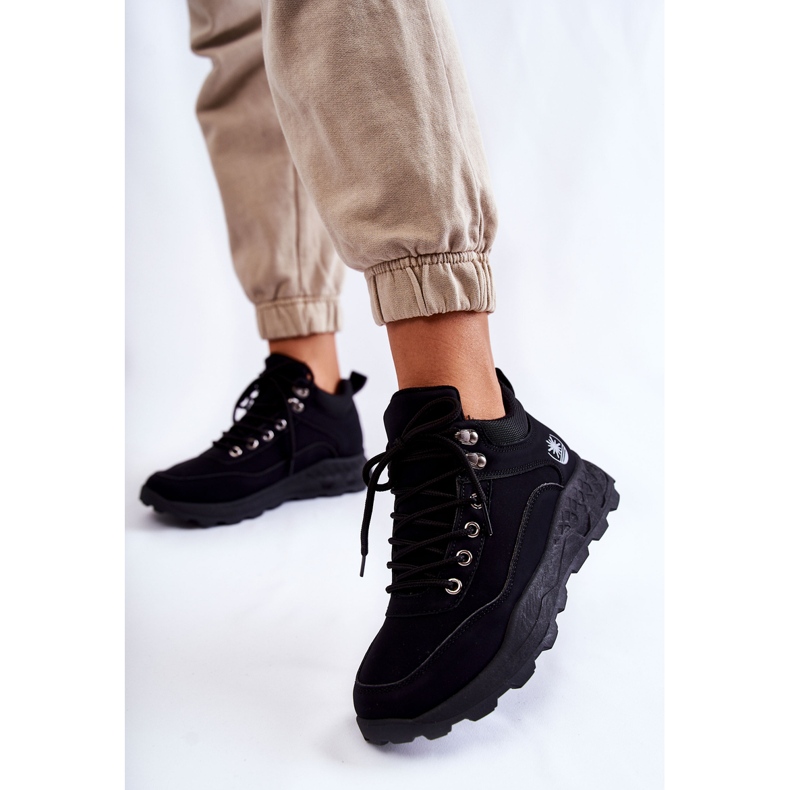 Dámské zateplené trekové boty Otto Black Trappers černá 1