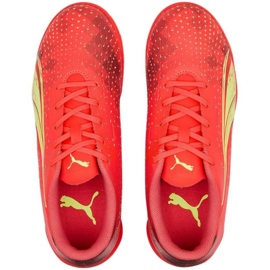 Kopačky Puma Ultra Play It Jr 106927 03 červené pomeranče a červené 1