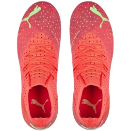 Kopačky Puma Future 3.4 FG / AG Jr 107010 03 pomerančový pomeranče a červené 1