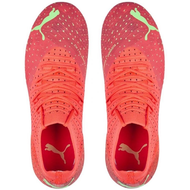Kopačky Puma Future 3.4 FG / AG Jr 107010 03 pomerančový pomeranče a červené 1