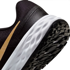 Běžecké boty Nike Revolution 6 Jr DD1096 002 černá zlatý 6