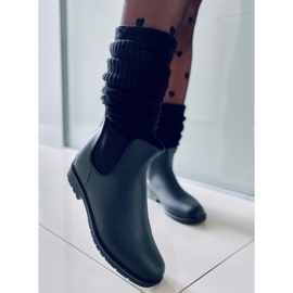 BM Dámské galoše Jodhpur Foxy Black černý 1