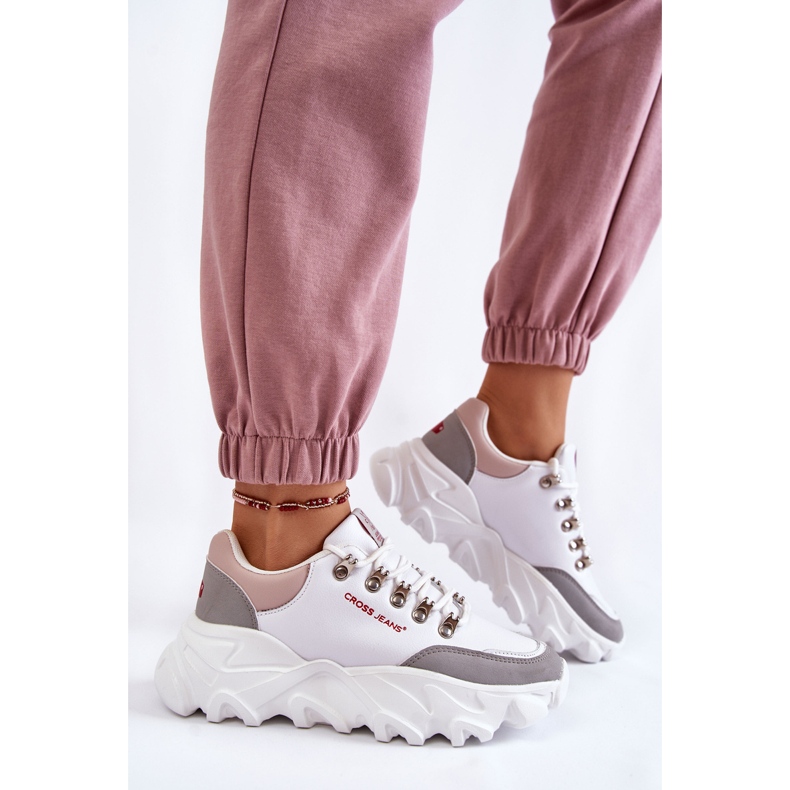 Dámské Tenisky na platformě Cross Jeans KK2R4071C White bílý 2