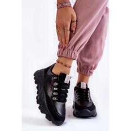 Dámské tenisky na platformě Cross Jeans KK2R4073C černé černá 1 Dámské tenisky na platformě Cross Jeans KK2R4073C černé černá 1