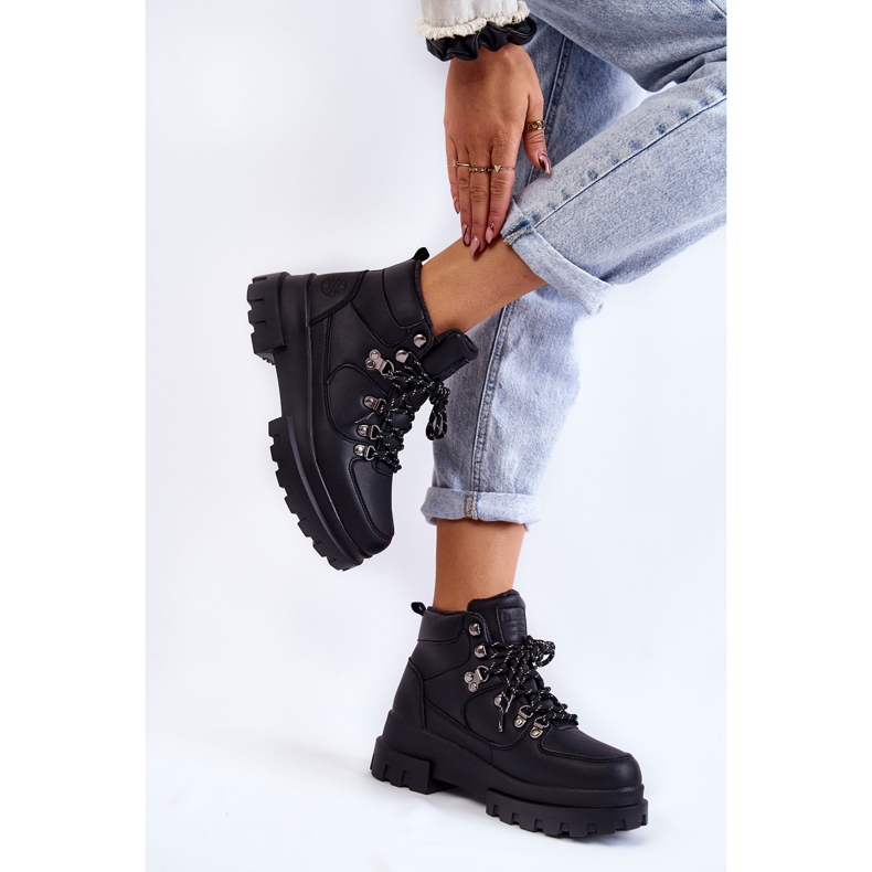 Dámská turistická obuv Lee Cooper LCJ-22-31-1435 Black černý 2