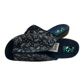 Plstěné pantofle DIK41 BIO Nature Adanex 27780 modrý 4