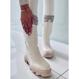 BM Vysoké Chelsea boty Parade Beige béžový 2 BM Vysoké Chelsea boty Parade Beige béžový 2