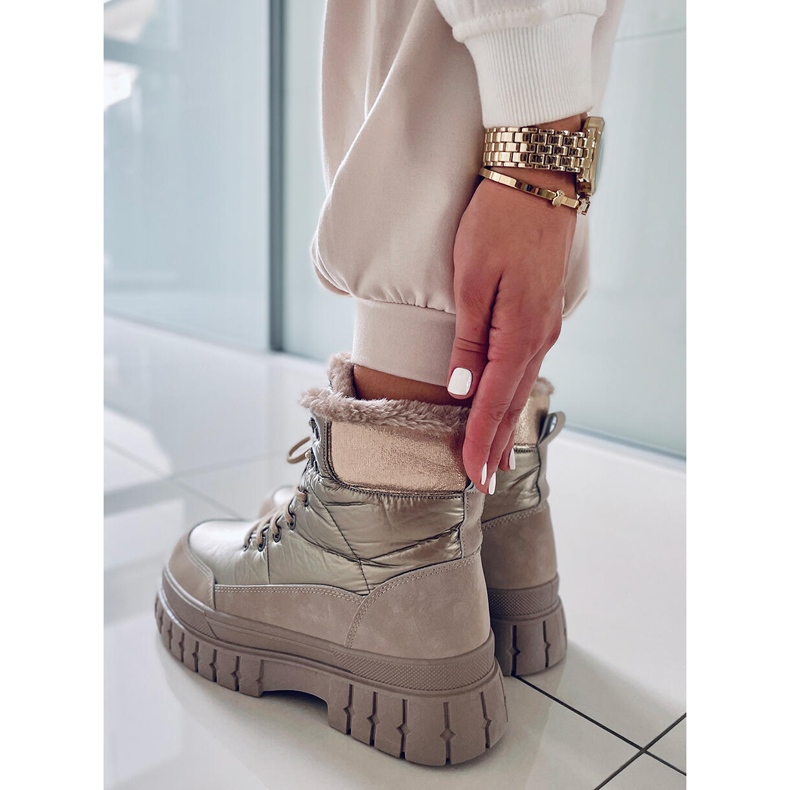 BM Dámské sněhule Renn Khaki 2