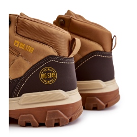 Pánské trapery Memory Foam Big Star KK174119 Camel hnědý 1 Pánské trapery Memory Foam Big Star KK174119 Camel hnědý 1