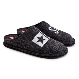 Klasické pánské pantofle Big Star KK176003 Black černý 1