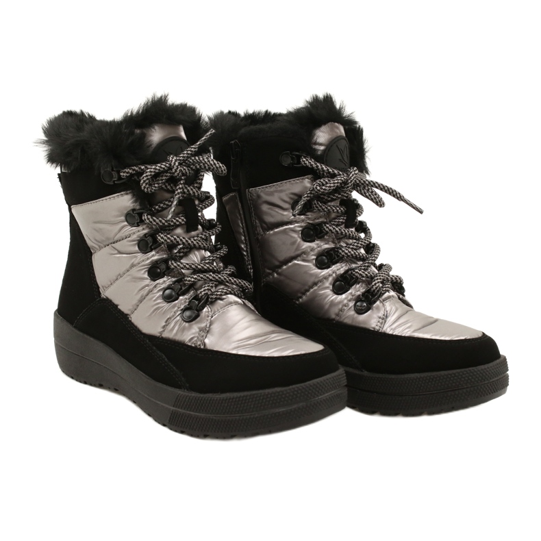 Dámské sněhové boty Caprice Waterproof 9-26240-29 032 Black/Taupe černý 5