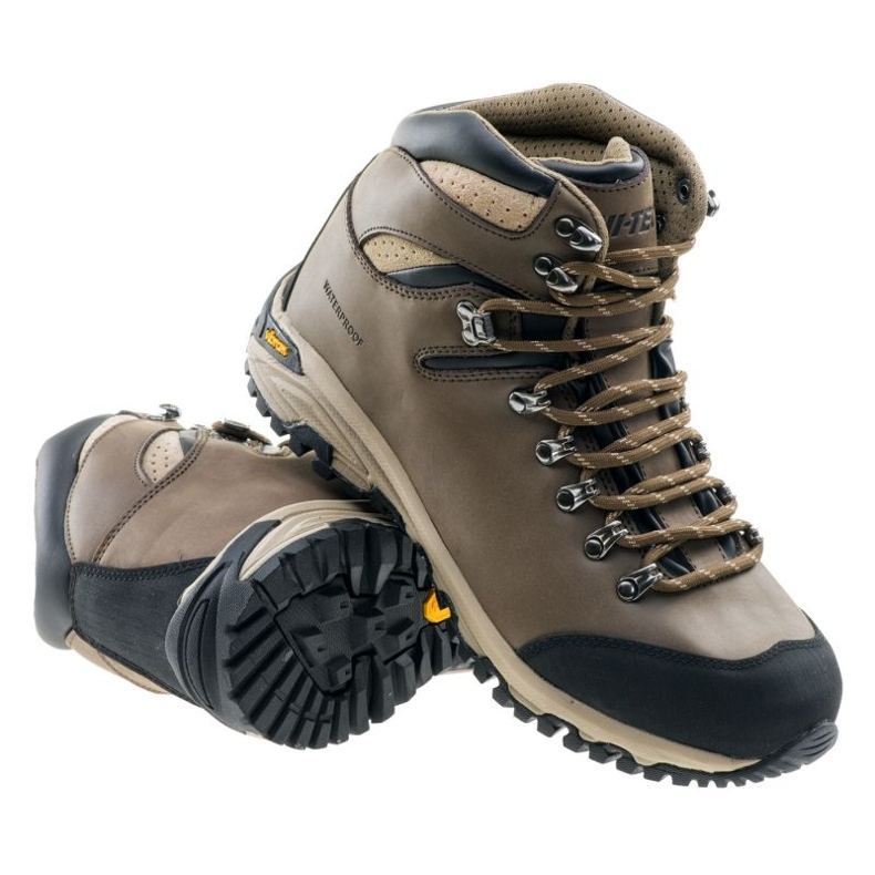 Boty Hi-Tec Sajama Mid Wp 92800064449 hnědý 1