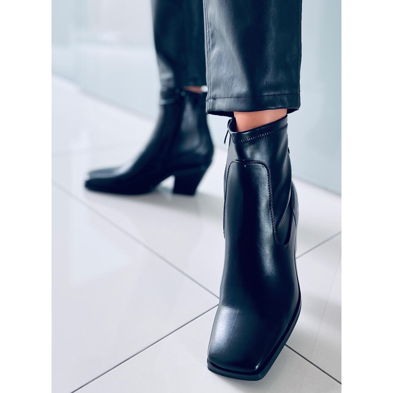 PA1 Arya Černé vysoké podpatky černá 1